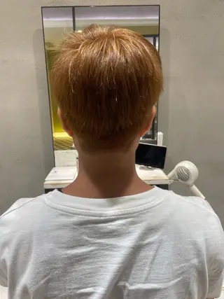 メンズ 頭から整える美容師 松田のヘアスタイル