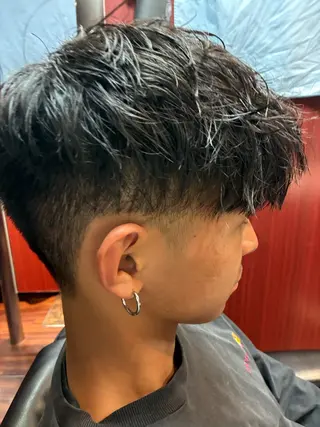 ミディアム メンズ 國井 梓美のヘアスタイル