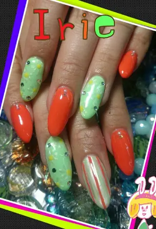 ネイル Hair salon Irie所属・與儀 知佳のネイルデザイン
