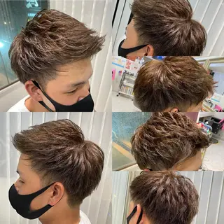ショート カラー メンズ hair salonJEWEL所属・✨jewel✨ naokiのヘアスタイル