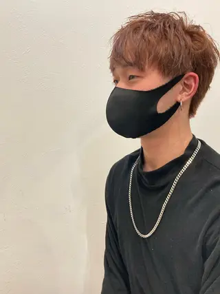 カラー メンズ 新田龍之輔 →メンズ／派手髪のヘアスタイル