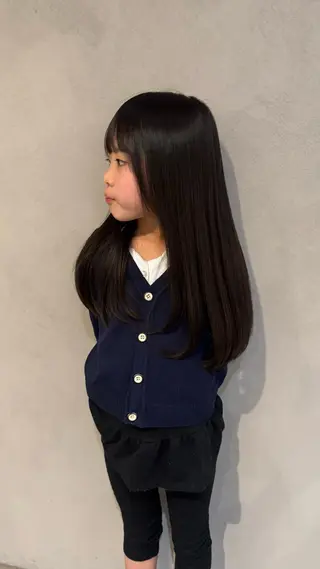 ロング キッズ 松本 夢叶のヘアスタイル