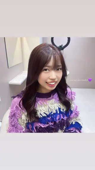 ミディアム カラー 🩵髪質改善カラー / Rion🩵のヘアスタイル