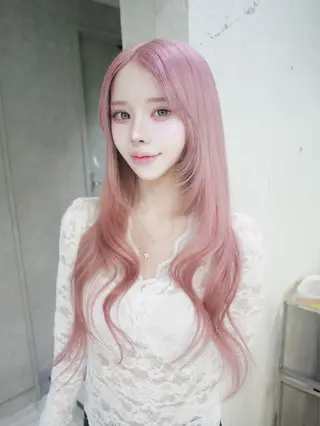 ロング ナナ♡レイヤーカット ♡似合わせカラーのヘアスタイル