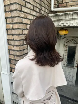 ミディアム カラー お任せヘア☘️☘️ 及川渚のヘアスタイル