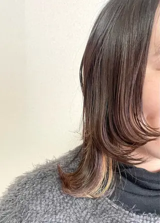 ミディアム 伊藤 実悠/豊橋/ 髪質改善カラーのヘアスタイル