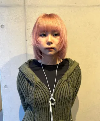 ショート だいち/ブリーチ/ レイヤーカットのヘアスタイル