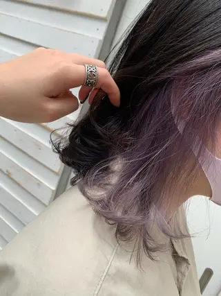 ミディアム カラー ヘアアレンジ 指名支持率NO.1 スタイリストのヘアスタイル