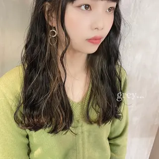 セミロング カラー ヘアアレンジ stylist/蛯谷 珠里のヘアスタイル