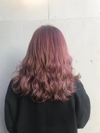 ミディアム カラー 一ノ瀬 蘭のヘアスタイル