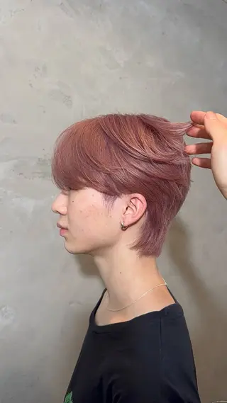 カラー たける/韓国へア /ダウンパーマのヘアスタイル