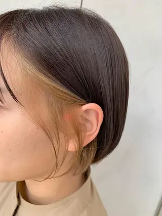 ショート カラー ヘアアレンジ 鈴木 拓海のヘアスタイル