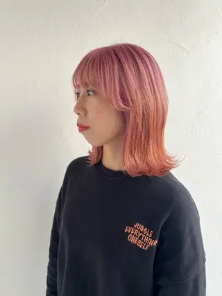 ミディアム Strawberry所属・原田 志保のヘアスタイル