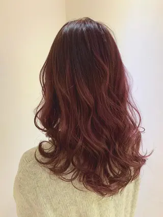 セミロング カラー ヘアアレンジ 店長/ 加藤 流菜のヘアスタイル