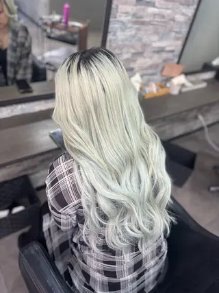 ロング 韓国ヘア✨エクステ/ しおりのヘアスタイル