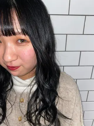 ロング カラー ヘアアレンジ XENA表参道 MIKUのヘアスタイル