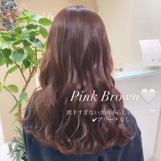 ミディアム カラー ブリーチなしWカラー 🎀韓国ヘア/amiのヘアスタイル