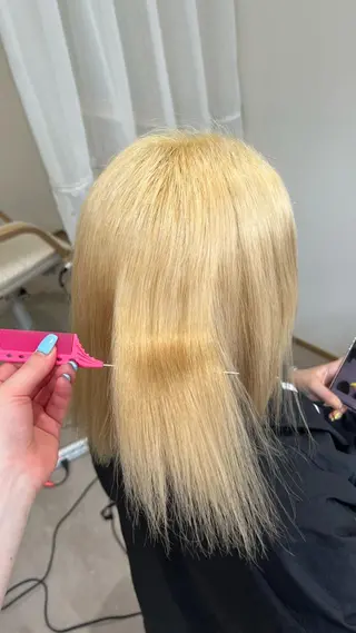 カラー HONO/韓国 🇰🇷大阪エクステのヘアスタイル