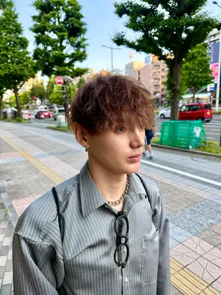 パーマ メンズ 🐖 やぶたはるや🐖のヘアスタイル