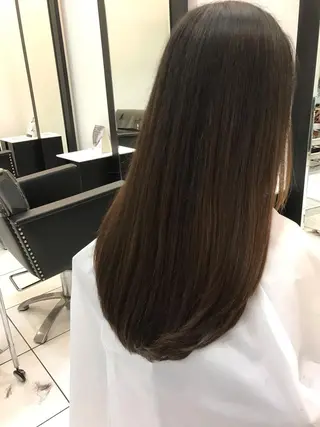 ミディアム YASU🍎CUT 赤系カラー/ヘアケアのヘアスタイル