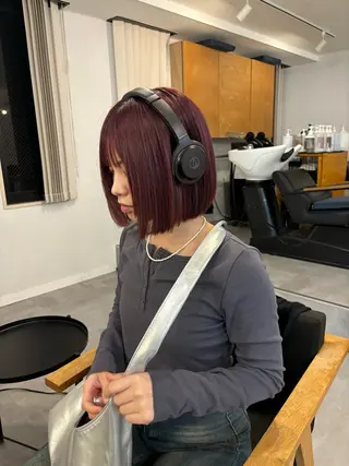 ショート SALT WATER所属・南堀江レイヤーカット MIKU🍒のヘアスタイル