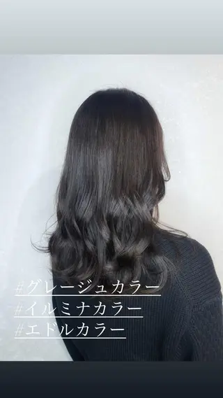 セミロング カラー 🔔支持率NO.1 🔔廣岡慶太のヘアスタイル