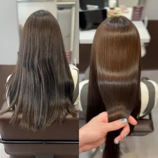 セミロング 💎艶髪💎縮毛矯正 /髪質改善/ひかるのヘアスタイル