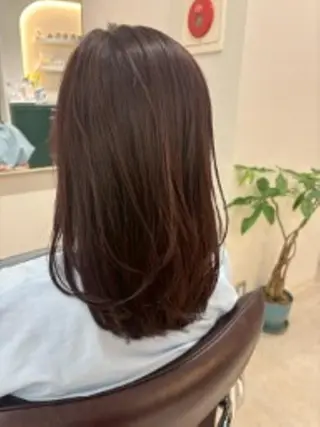 ミディアム カラー 癒しの半個室サロン 🌿ROW町田のヘアスタイル