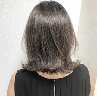 ミディアム 🦋ミルクティーベー ジュ🦋mayukiのヘアスタイル