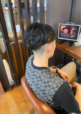 ショート パーマ メンズ ayaka |トレンドヘアのヘアスタイル