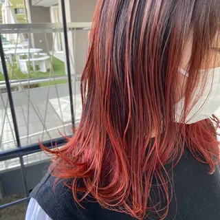 ミディアム カラー GO TODAY所属・ハイトーン/小顔 カット/Ayumuのヘアスタイル