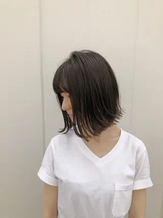 ショート カラー ノグチ ユウキ/ボブのヘアスタイル