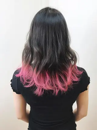 ロング カラー 湯浅 了一のヘアスタイル