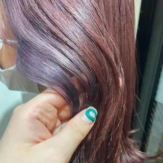 カラー Lamana所属・透明感カラー/ 加瀬たまものヘアスタイル