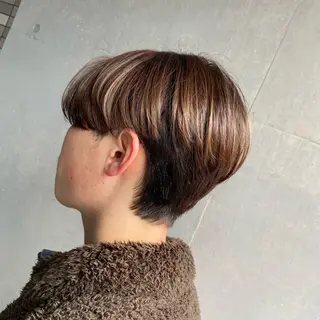 ショート インナーカラー指名 No.1菊池柊真のヘアスタイル