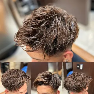 ショート パーマ メンズ 💈田上 立輝のヘアスタイル