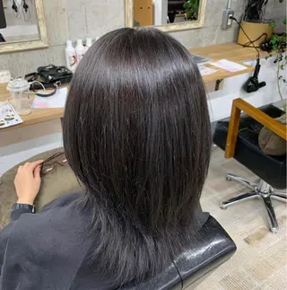 ミディアム カラー ROSSO  Hair&SPA  東川口店所属・田中 しずかのヘアスタイル
