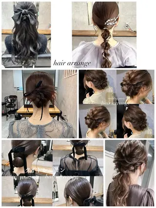 ヘアアレンジ 松井那津子 /ハイライトブリーチのヘアスタイル