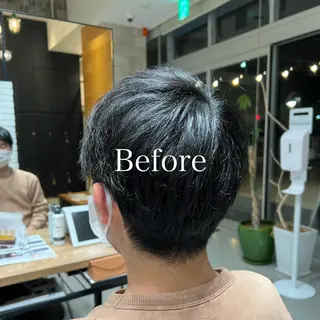 ショート カラー メンズ レディースヘア💫 加藤たいが🐯のヘアスタイル