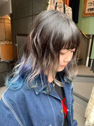 セミロング カラー ピンクベージュ/新潟 万代/高橋桃葉🍑のヘアスタイル