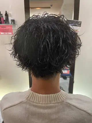 ショート パーマ メンズ ❄️メンズカット 落合諒❄️のヘアスタイル