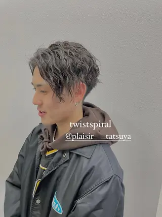 ショート メンズ 佐々木 達也のヘアスタイル