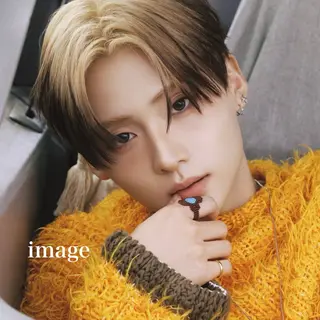 ミディアム カラー メンズ 岡田大志🇰🇷 中/韓メンズヘアのヘアスタイル