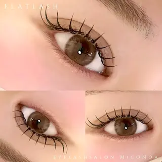 マツエク・マツパ MicoNoa所属・MicoNoa Asamiのマツエク・マツパデザイン