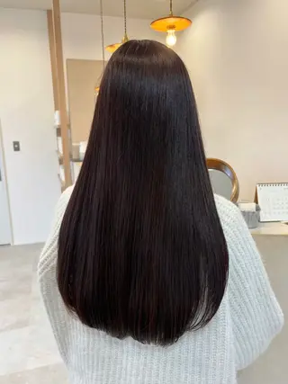 ロング カラー 真弓 理沙/艶カラーのヘアスタイル