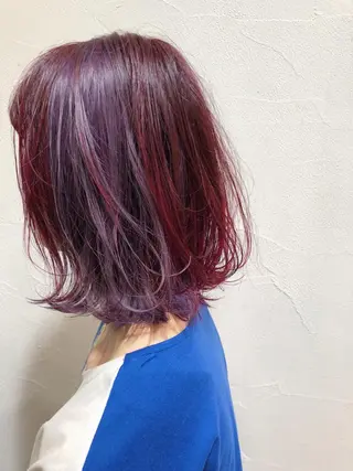 ミディアム カラー メンズカット特化柏駅 徒歩3分LOUのヘアスタイル