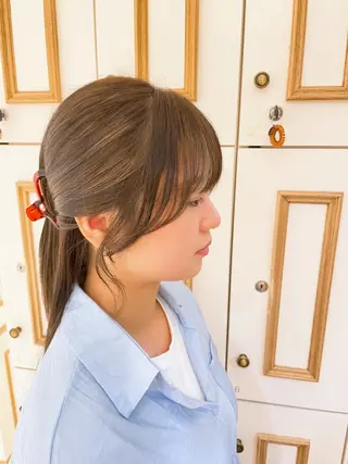 セミロング カラー SEIRA♡レイヤー /ショート得意のヘアスタイル