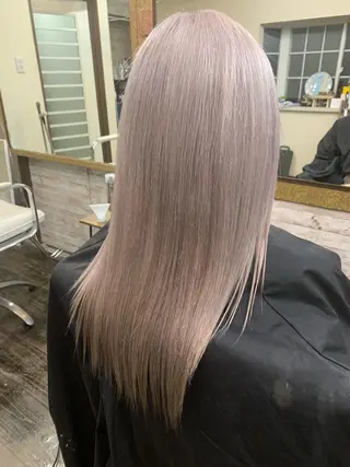 セミロング カラー 渡辺 健太のヘアスタイル