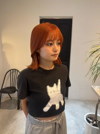 ショート ALLYS 渋谷店所属・最高級の艶のある カラーmei🎨のヘアスタイル