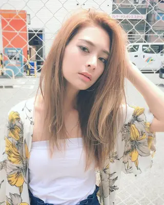 ロング カラー ヘアアレンジ As hair所属・柔らか垢抜けｶﾗｰと ｶｯﾄ🫧ASUKAのヘアスタイル